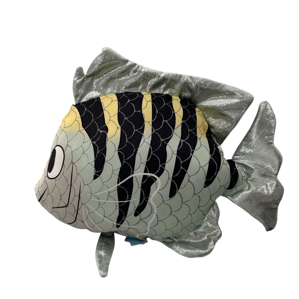 Disney Little Mermaid Fish Pillow Plush Kid Room Decor Stuffed Animal Franco 18"